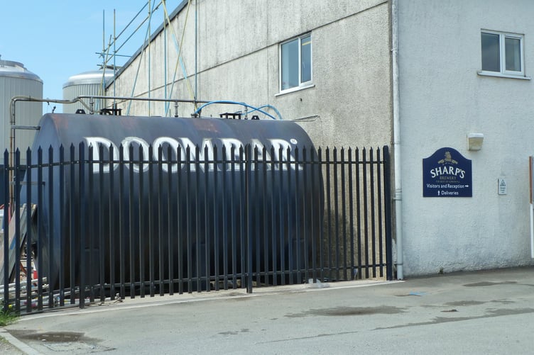 The doom bar yeast tank at Sharps Brewery in Rock (Picture: Worm That Turned/Creative Commons)