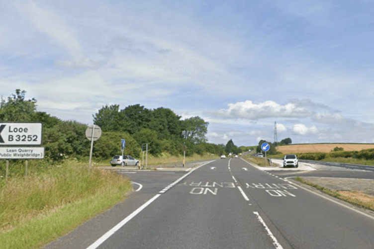 One of the major concern areas on the A38 is that of the Lean Quarry junction between Liskeard and Menheniot
