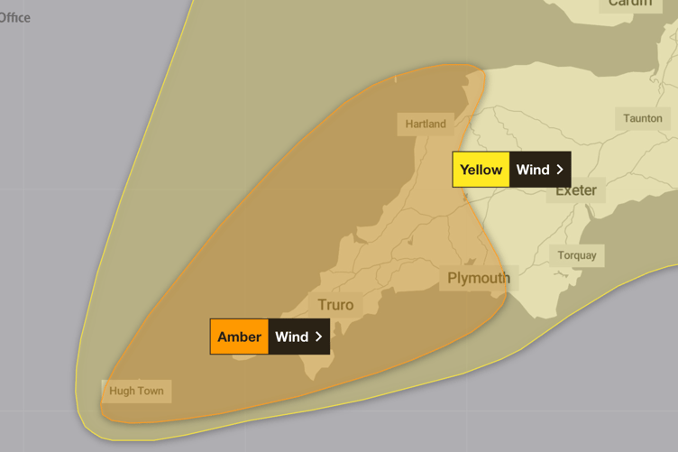 The latest weather warnings in place for Storm Austen (Picture: Met Office)