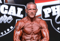 Cornish rugby legend flexes his muscles on bodybuilding stage