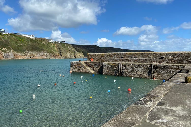 Urgent repairs are needed to the harbour at Gorran Haven. (Picture: Andrew Townsend)