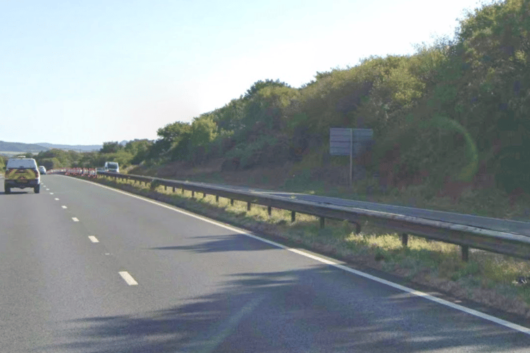 The A30 near Bodmin (Picture: Google)