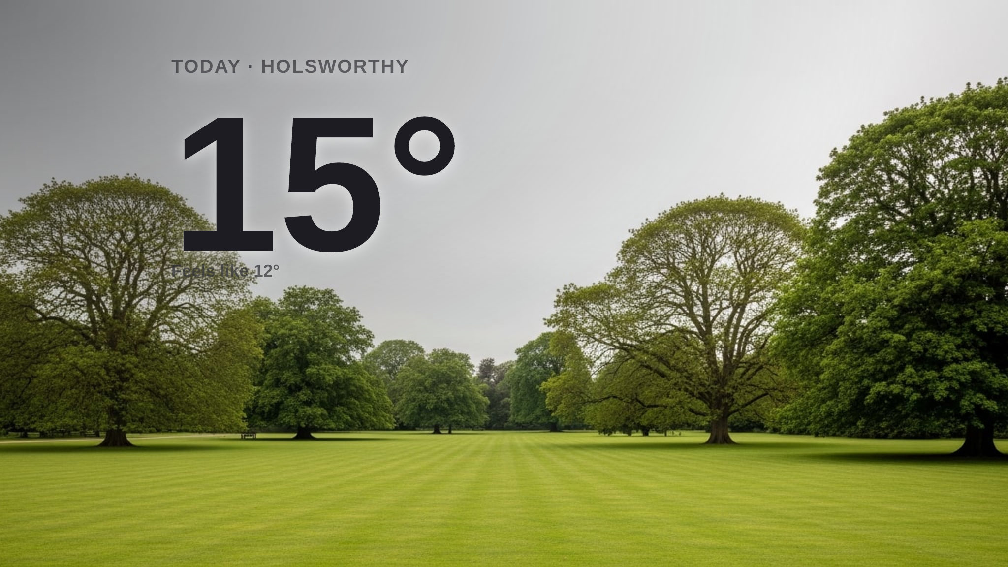 Cloudy Wednesday in Holsworthy - here's your forecast