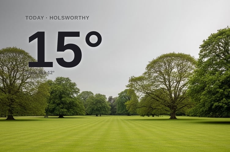 Holsworthy weather: cloudy Wednesday with little chance of rain and a high of 14°C