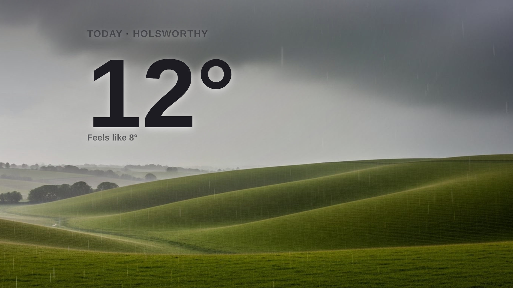 Heavy rain on the way for Holsworthy - here's your Wednesday forecast