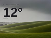 Holsworthy: heavy rain, high of 11°C on Wednesday