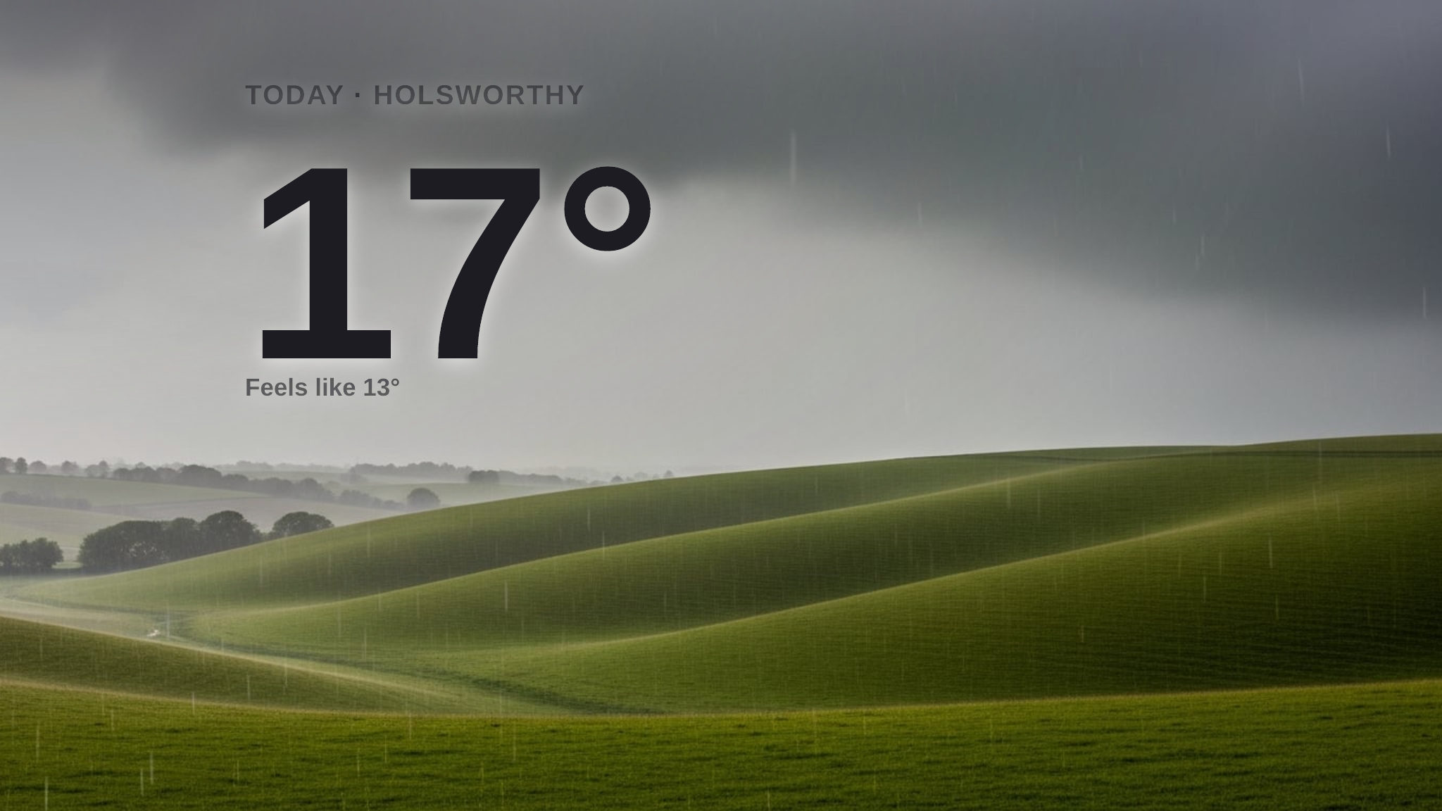Heavy rain on the way for Holsworthy - here's your Monday forecast
