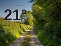Holsworthy weather: sunny, 21°C high on Friday