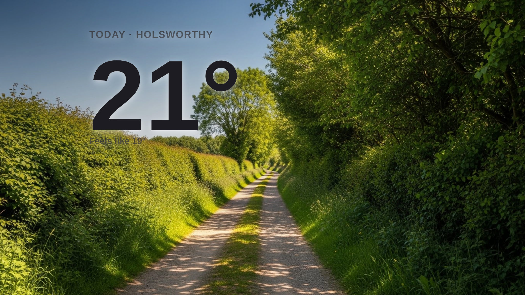 Sunny skies for Holsworthy today - here's what to expect