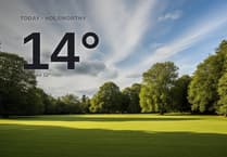 Partly cloudy skies for Holsworthy today - here's your Thursday forecast